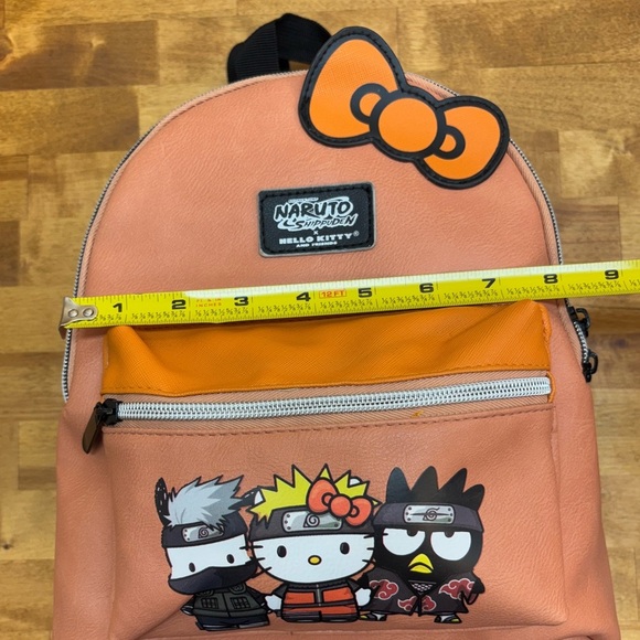 Loungefly Sanrio Hello Kitty x Naruto Shippuden Cosplay Mini Backpack - Picture 10 of 12